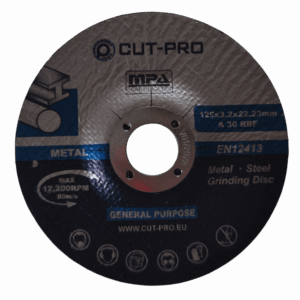 Tarcza do szlifowania metalu 125x3mm PRO - 5szt