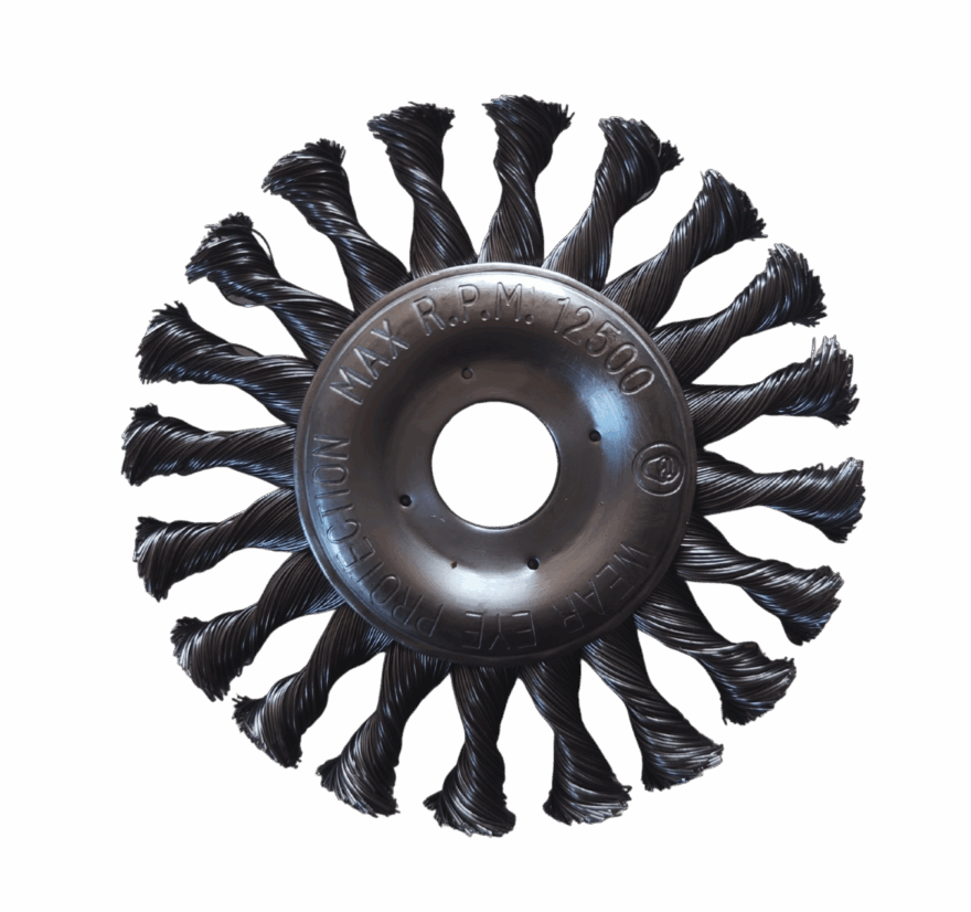 szczotka tarczowa druciana