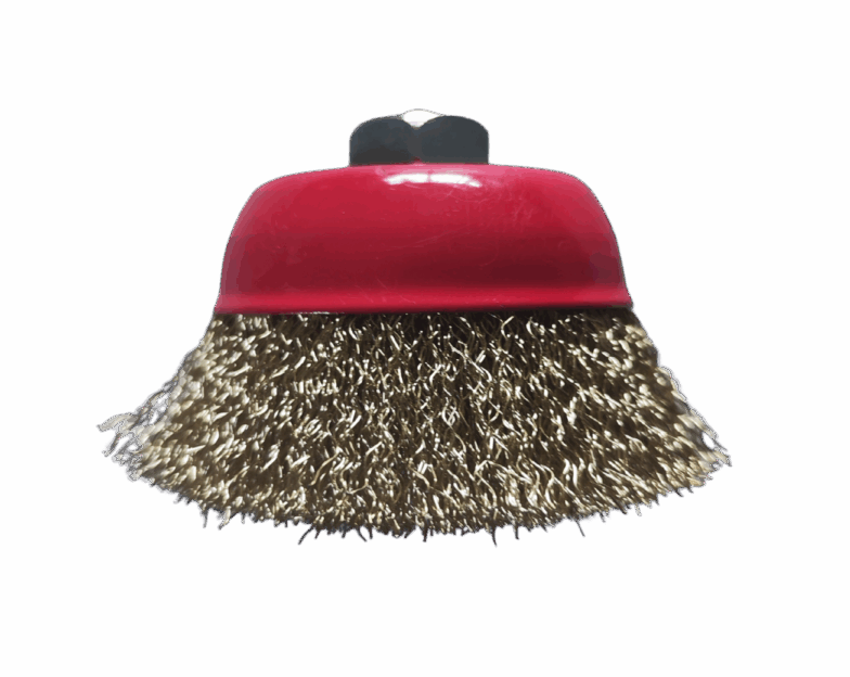 Szczotka czołowa druciana pleciona fi 75mm, m14 PRO